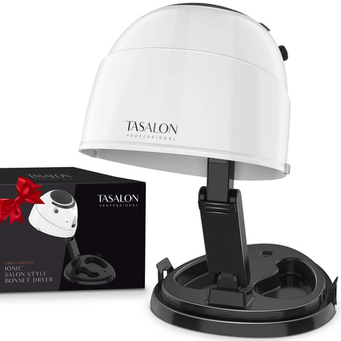 TASALON 1875W Portable Ionic Hooded Hair Dryer