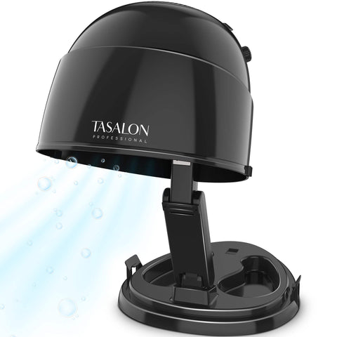 TASALON 1875W Portable Ionic Hooded Hair Dryer