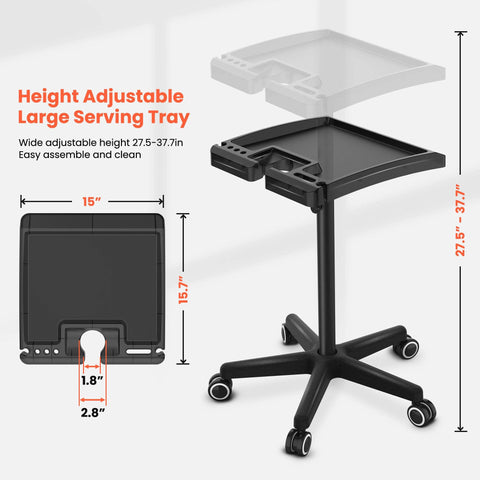 TASALON Salon Tray on Wheels