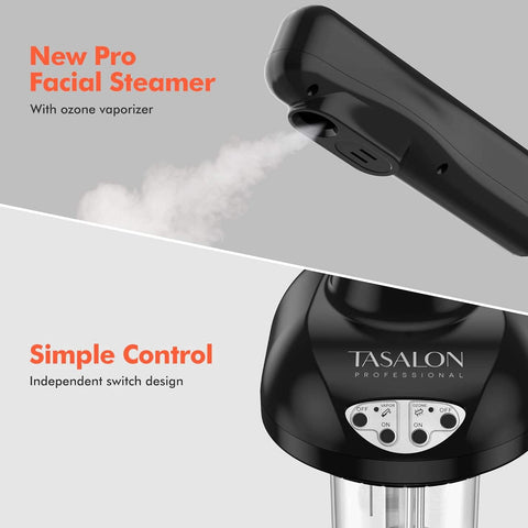 TASALON Facial Steamer-Black And White