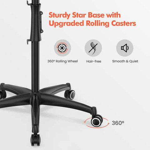 360 degrees rolling wheel