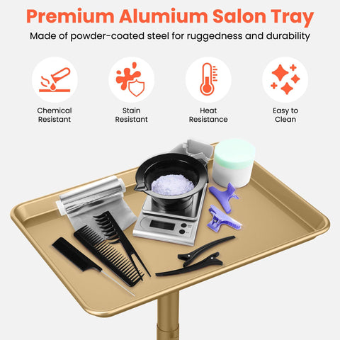 TASALON Premium Salon Tray on Wheels