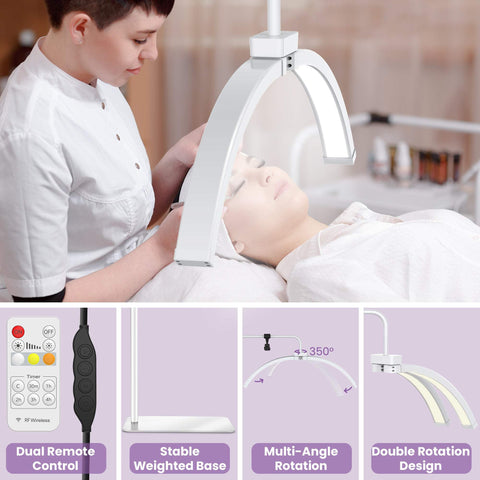 Easyinbeauty Lash Light for Eyelash Extensions with Storage Tray