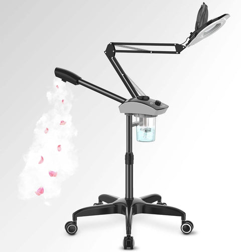 TASALON Professional Facial Steamer with 5X Magnifying Lamp