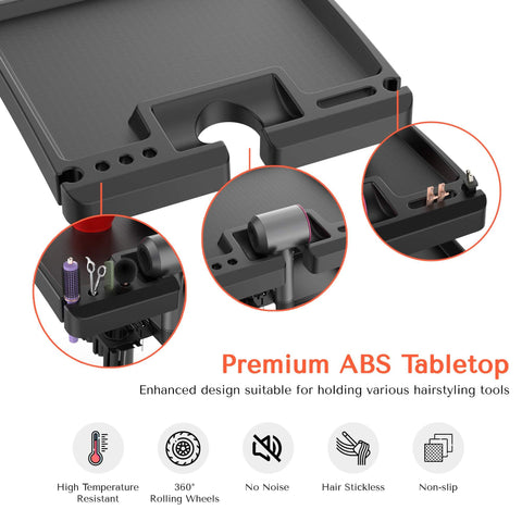 TASALON Salon Tray on Wheels