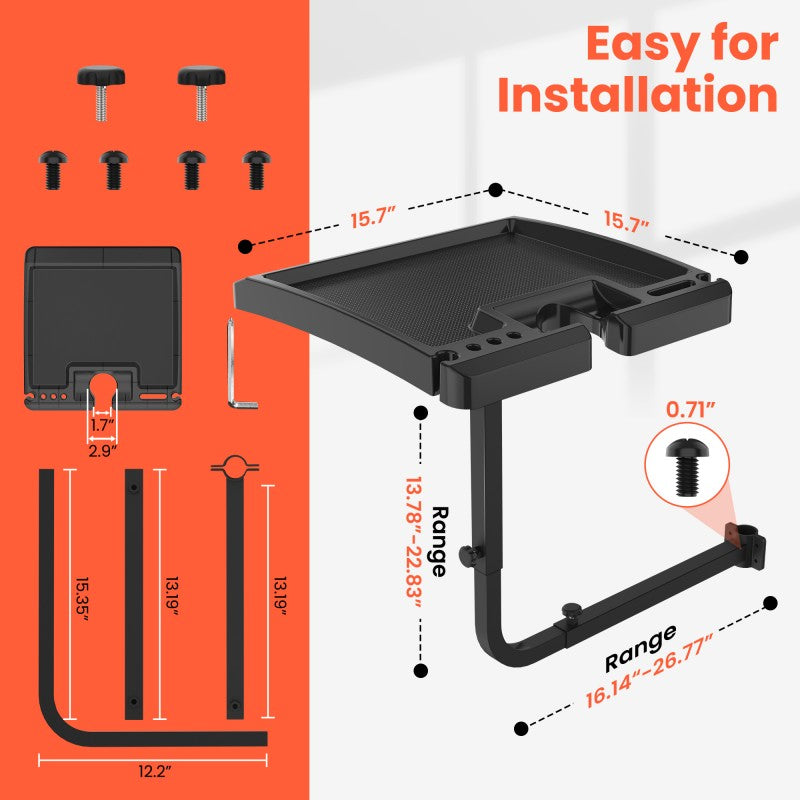 TASALON Salon Plastic Tray with 360° Rotating, No Wheel Design