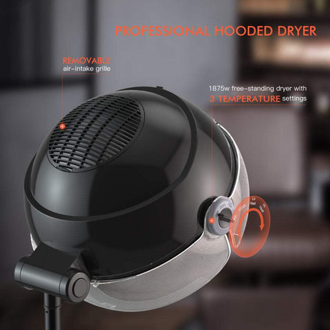 hooded hair dryer on stand