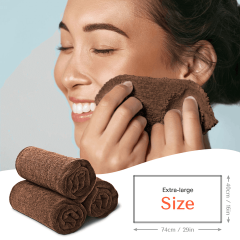 TASALON Microfiber Hair Towel – 10 Pack