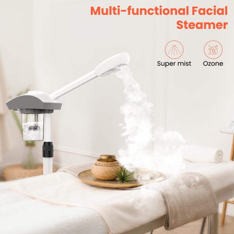 TASALON Professional Facial Steamer Machine on Wheels