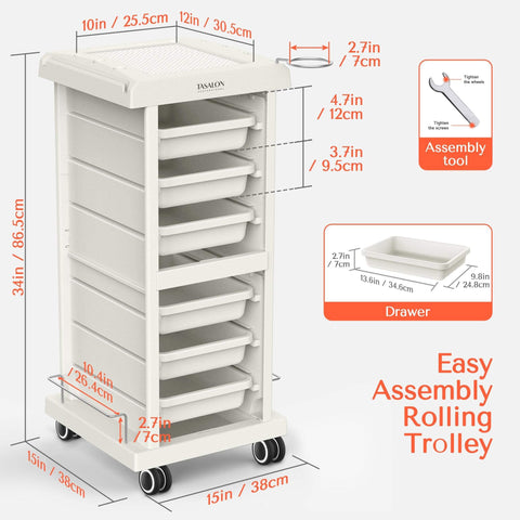 TASALON Salon Trolley Cart