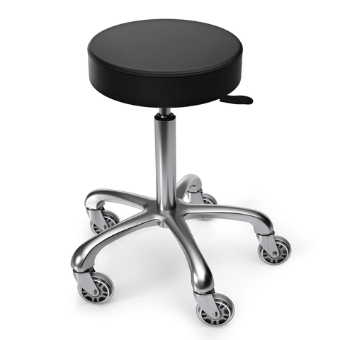 TASALON Salon Round Seat Stool – Black
