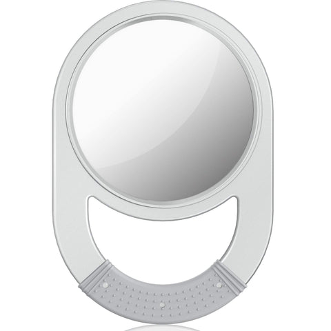 white hand salon mirror