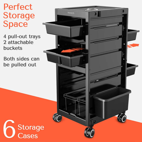 TASALON Professional Multipurpose Salon Trolley Cart