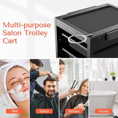 TASALON Professional Multipurpose Salon Trolley Cart