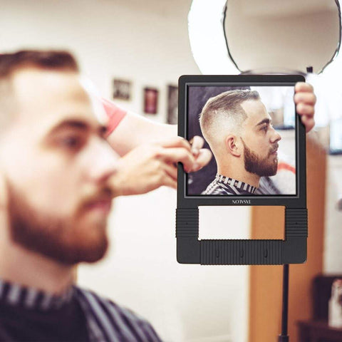 clear salon mirror