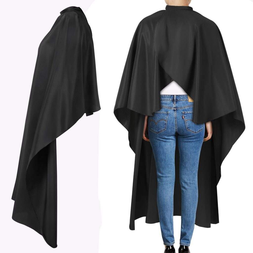 Barbershop special hair apron high-end custom logo haircut non-stick adult home hair salon hair cutting apron