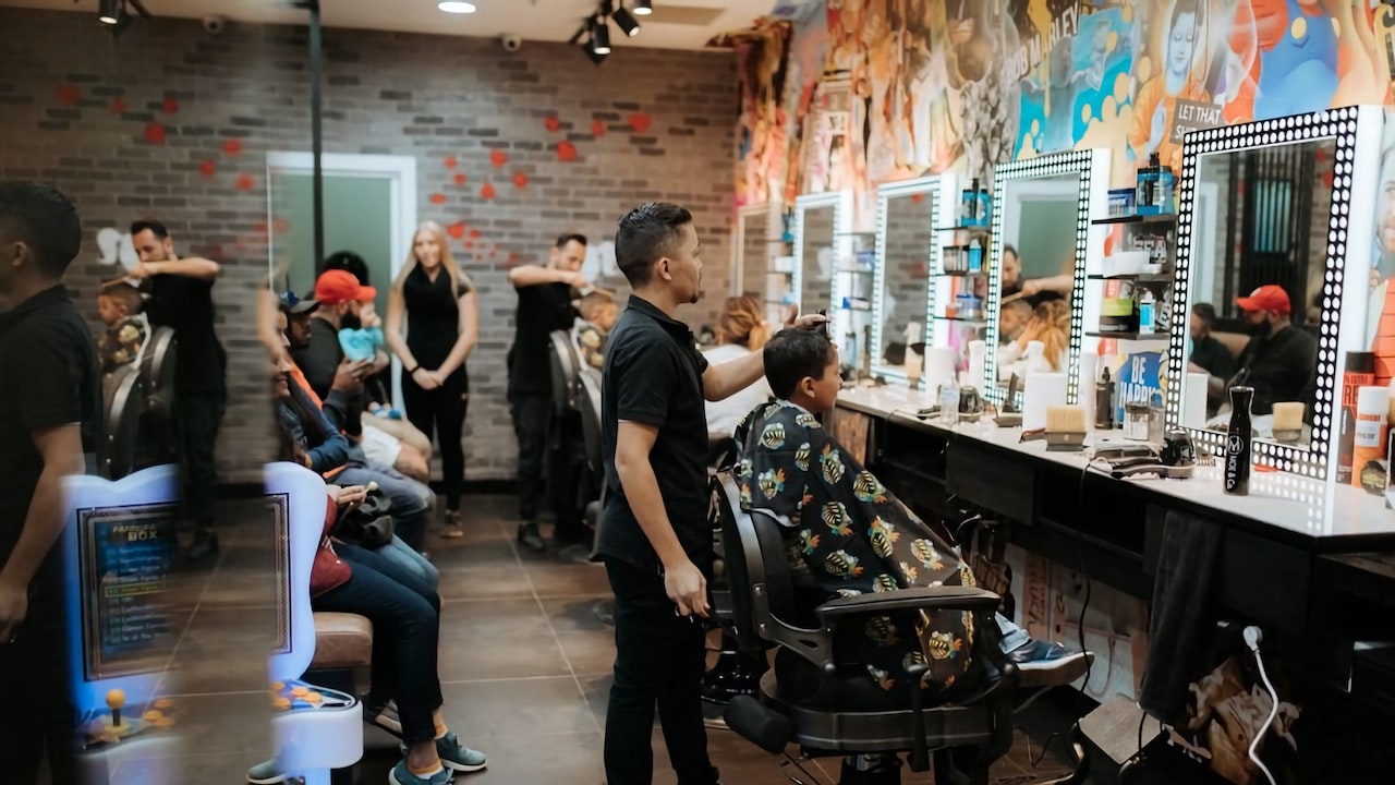 Planning for the opening of the barber shop