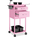 TASALON New Upgrade Salon Metal Trolley Cart
