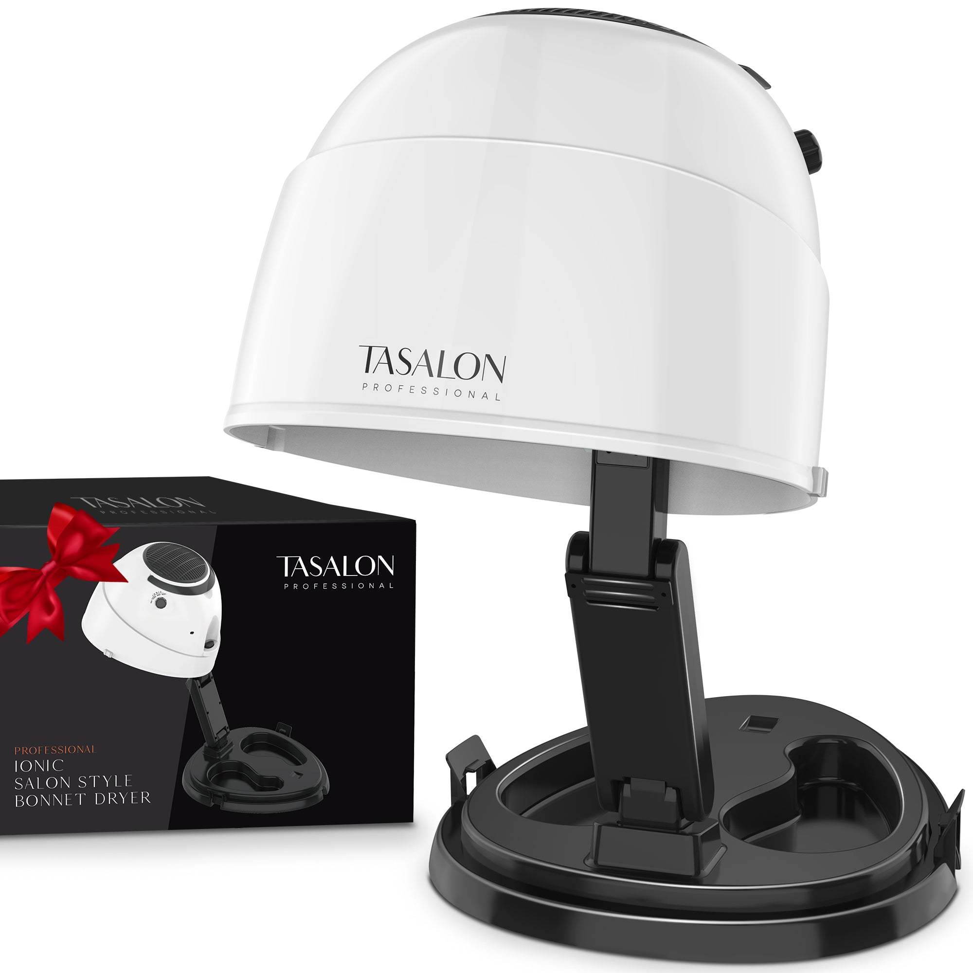 TASALON 1875W Portable Ionic Hooded Hair Dryer