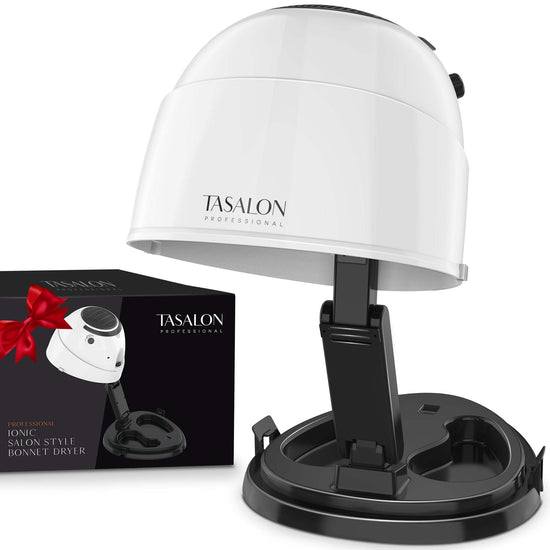 TASALON 1875W Portable Ionic Hooded Hair Dryer