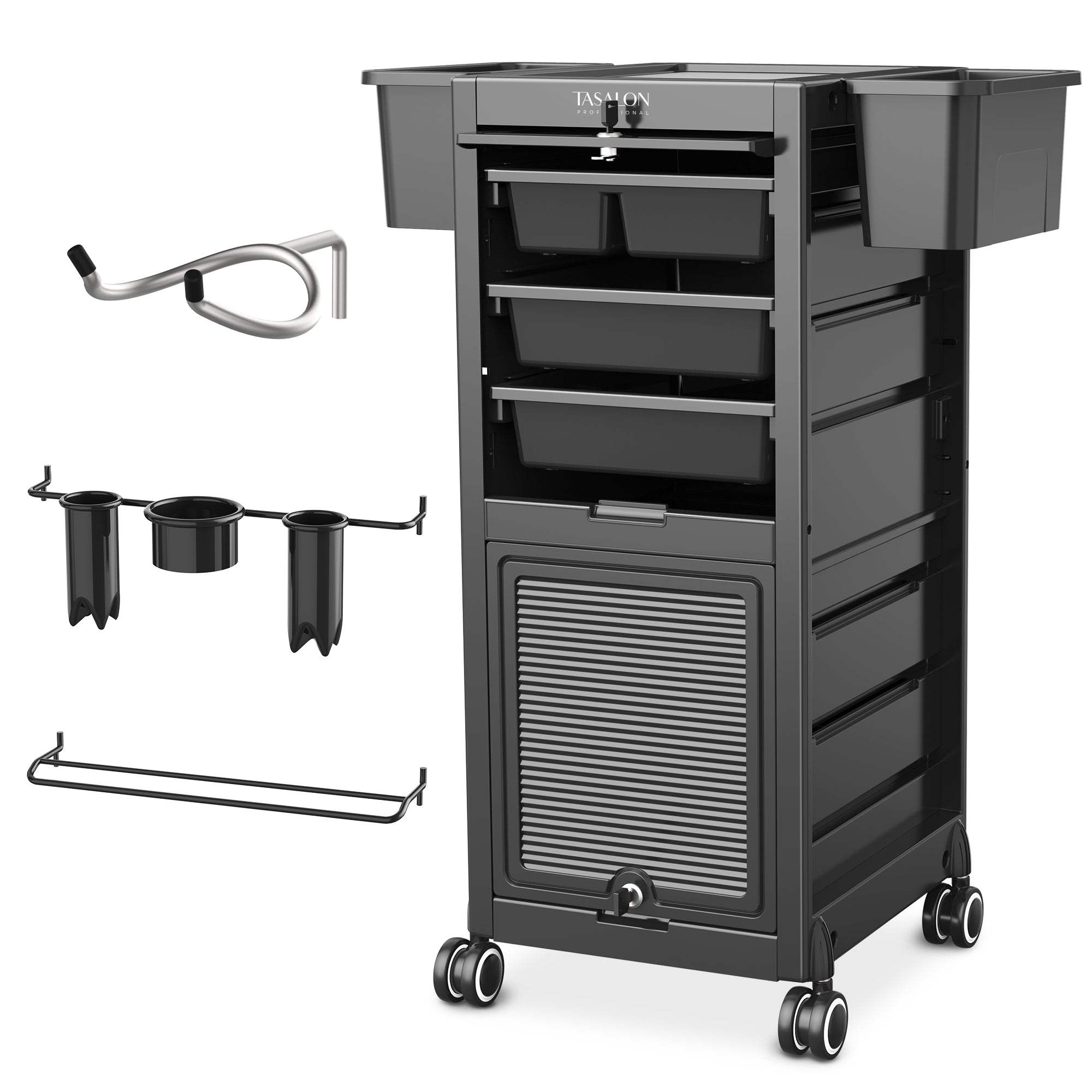 TASALON Beauty Salon Cart - Lockable