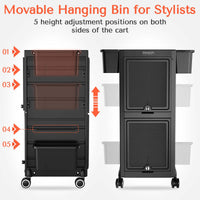 TASALON Beauty Salon Cart - Lockable