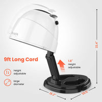 TASALON 1875W Portable Ionic Hooded Hair Dryer