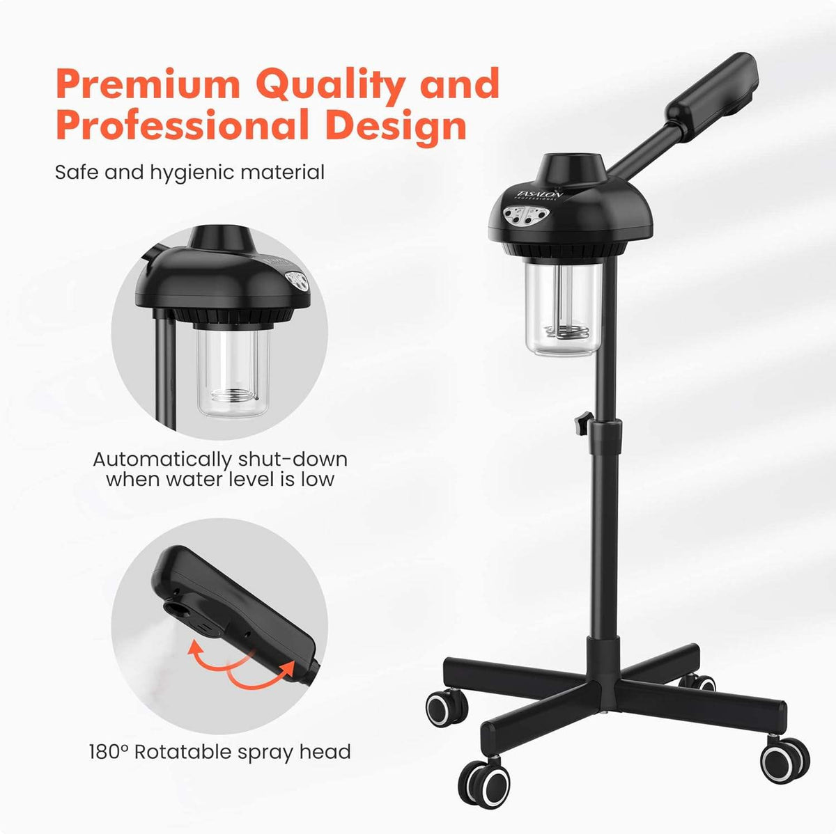 TASALON Facial Steamer - Black/White