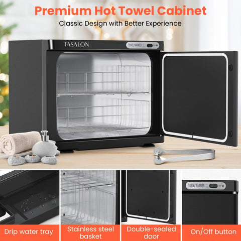 TASALON 23L Professional Hot Towel Warmer Cabinet