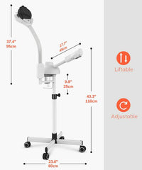 TASALON Ozone Facial Steamer with Foldable Arm