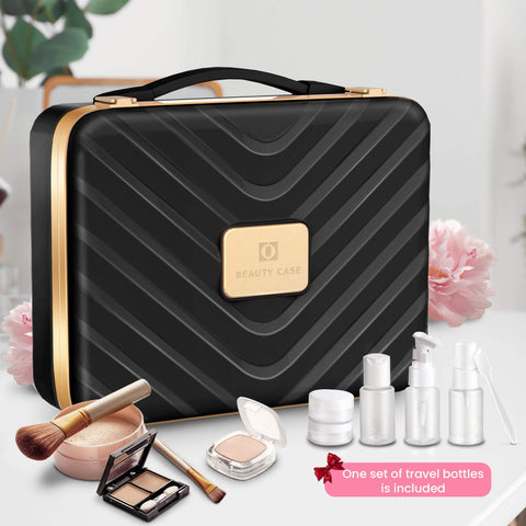 Travel Makeup Case with Lighted Mirror