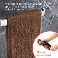 TASALON Microfiber Hair Towel – 10 Pack