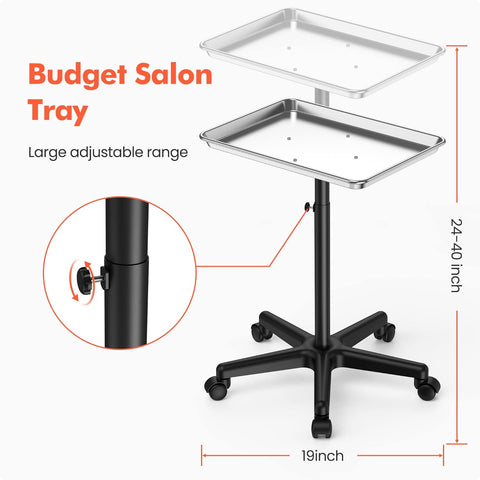 TASALON Budget Salon Tray on Wheels