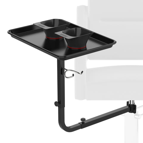 TASALON Salon Metal Tray Attached To Chair