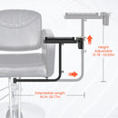 TASALON Metal Hairstylist Tray with 2 Magnetic Bowls, 360° Rotating