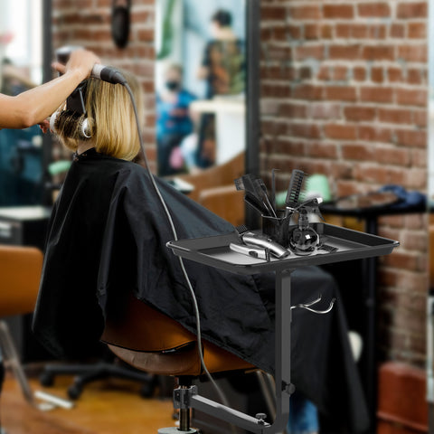 TASALON Salon Metal Tray Attached To Chair