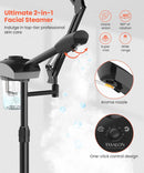 TASALON Professional 2 in 1 Facial Steamer with 5X Magnifying Lamp
