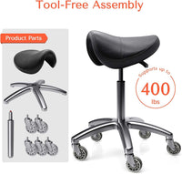 TASALON Saddle Stool - Ergonomic Straddle Stool