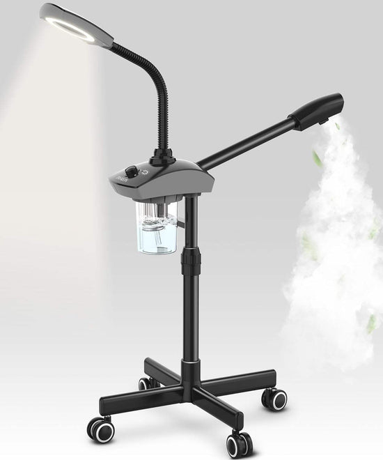 TASALON Professional 2 in 1 Facial Steamer with 3X Magnifying Lamp