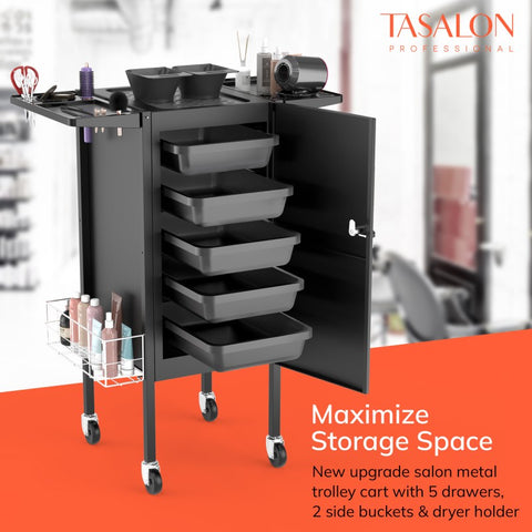 TASALON Upgrade Salon Metal Trolley