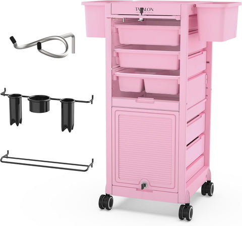 TASALON Beauty Salon Cart - Lockable