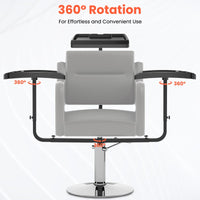 TASALON Salon Plastic Tray with 360° Rotating, No Wheel Design