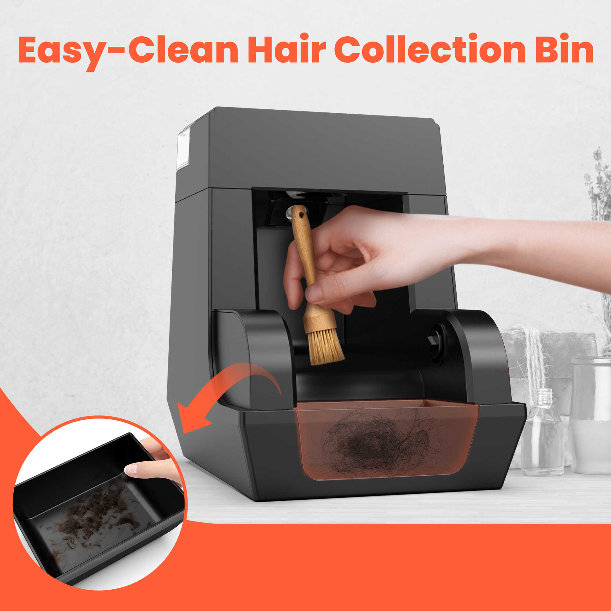 TASALON Professional Electric Hair Brush Cleaner
