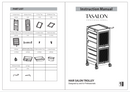 T-168 Series Salon Trolley Cart Parts & Accessories