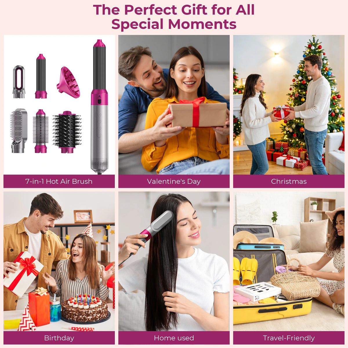 7 in 1 Hair Dryer Brush