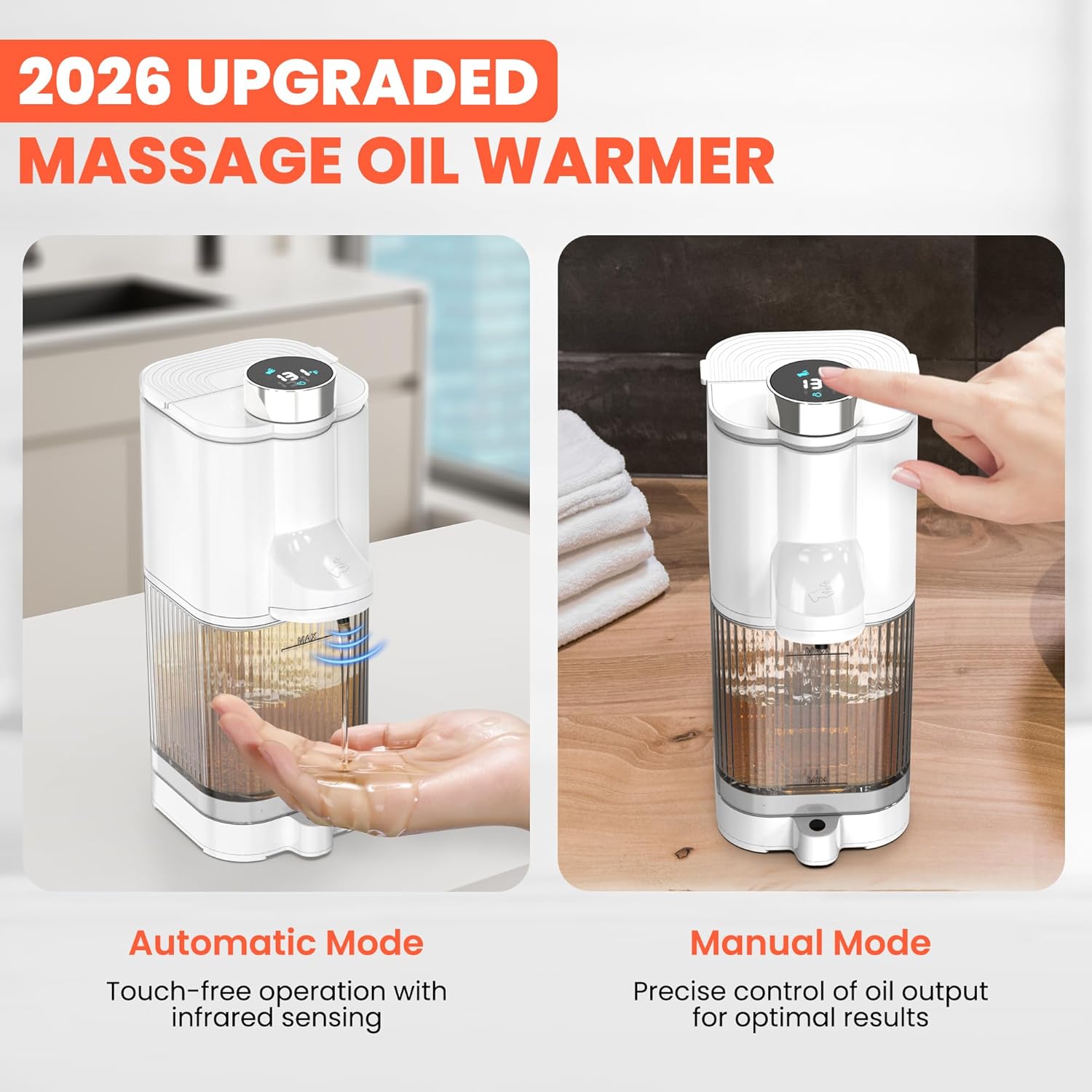 TASALON Automatic Massage Oil Warmer Heater Touchless