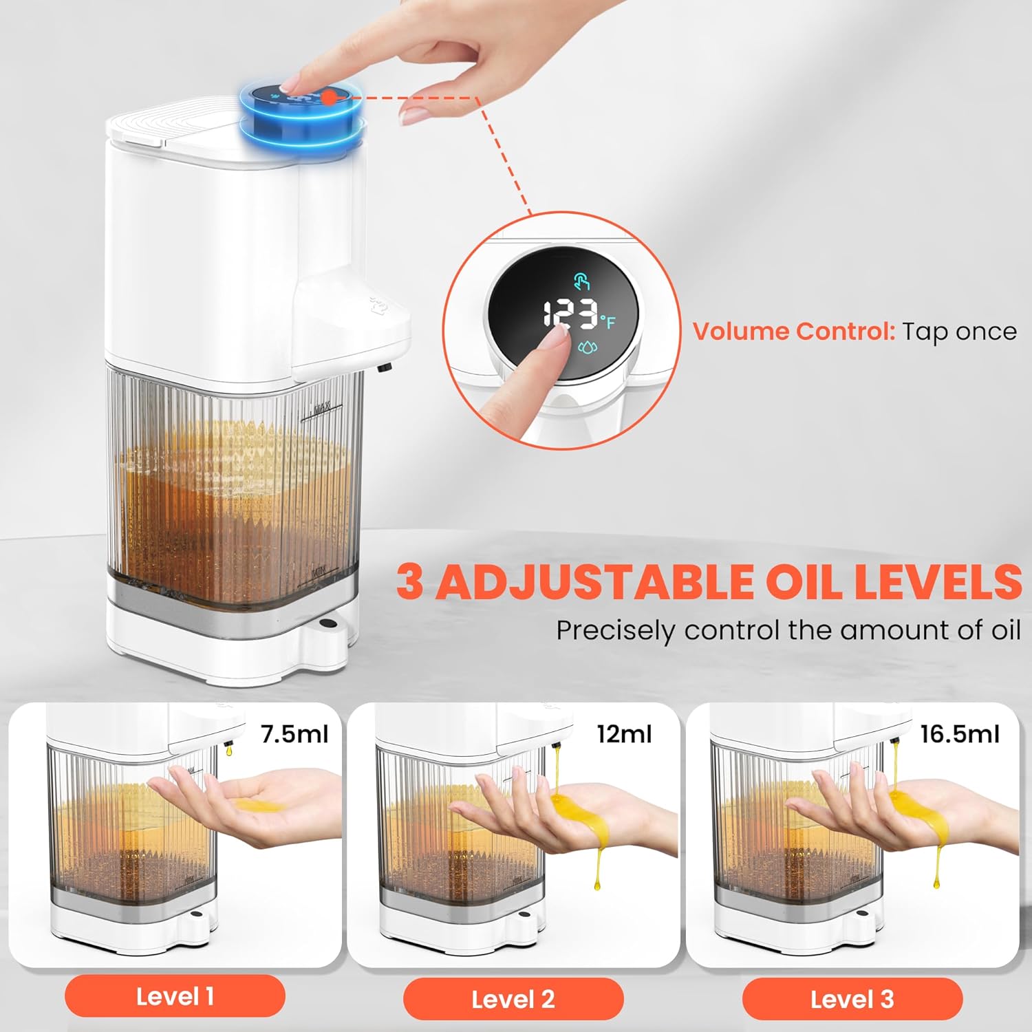 TASALON Automatic Massage Oil Warmer Heater Touchless
