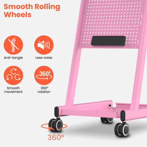 TASALON Premium Multifunctional Rolling Workstation Table