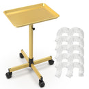 TASALON Adjustable Salon Tray with 10 Plastic Films