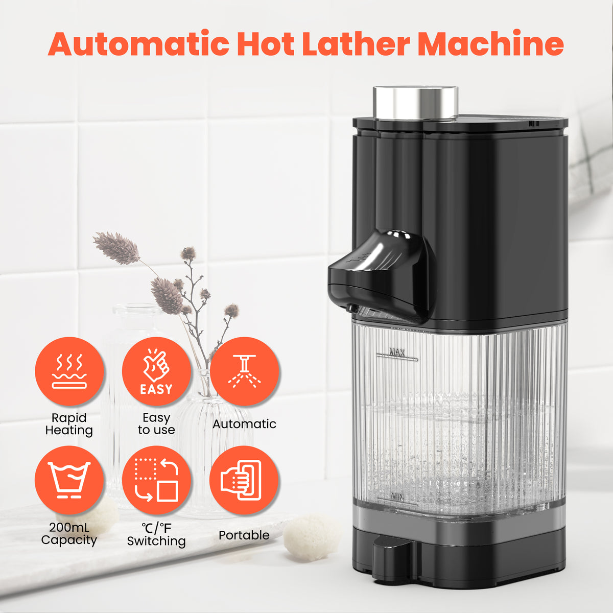 TASALON Professional Automatic Hot Lather Machine